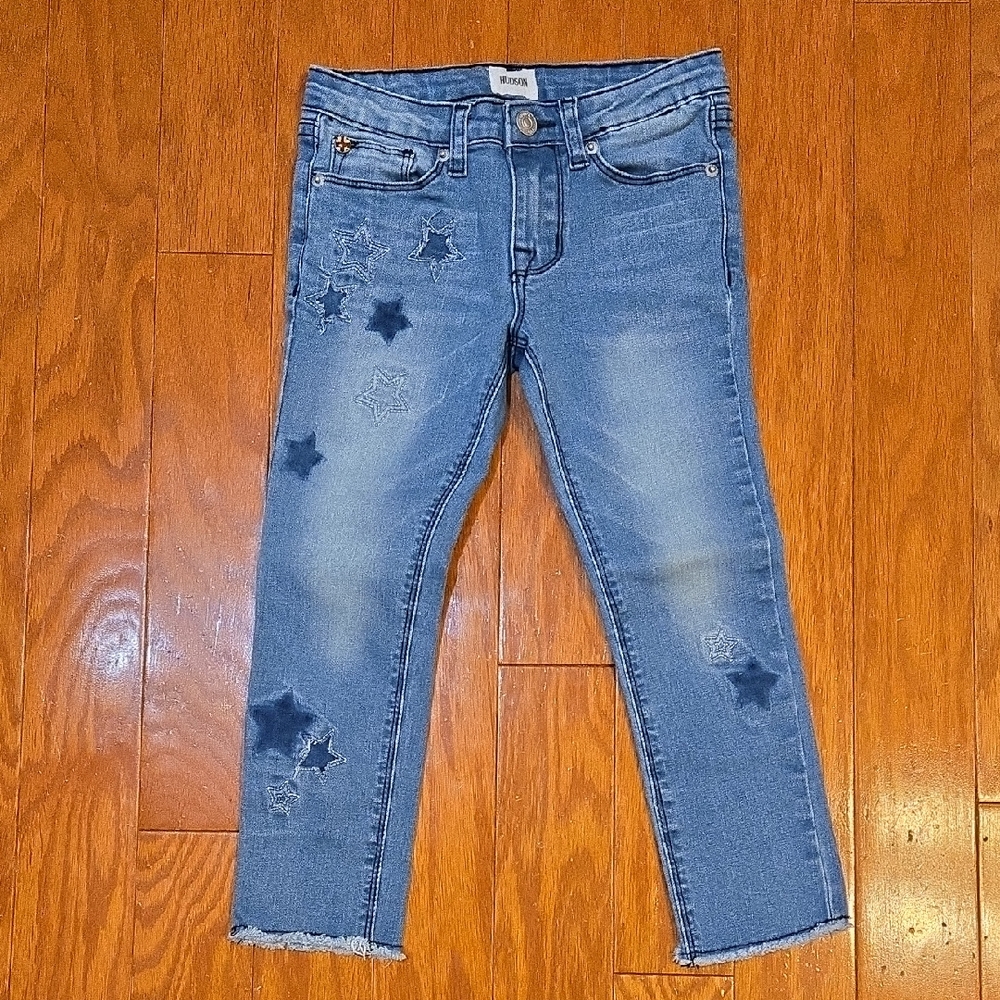 Hudson Blue Star-Patterned Jeans Girls Size 6
